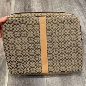 Coach laptop case